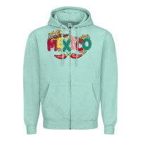 Seafoam mexico Zipper Hoodie - MaliasSmallBusiness