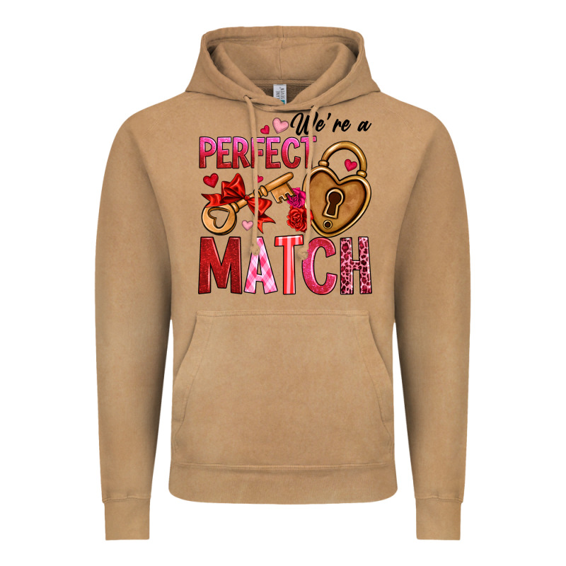 We're A Perfect Match Vintage Hoodie by OliviaCreatesArt | Teevron