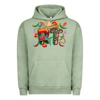 Pigment Oil Green cinco de mayo rt Urban Hoodie - CowGirlArtShop