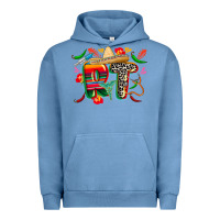 Pigment Pebble Blue cinco de mayo rt Urban Hoodie - CowGirlArtShop