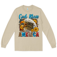 Mushroom God Bless America Long Sleeve Tee - LillyAllenDesigns