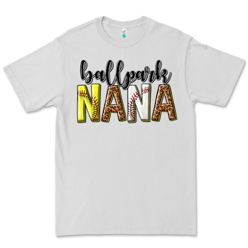 Ballpark Nana With Leopard Premium Tee by texasbilliewilder | Teevron