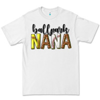 White ballpark nana with leopard Premium Tee - texasbilliewilder