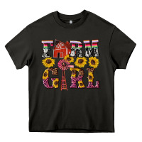 Asphalt western farm girl Heavy Core Tee - Artiststas