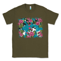 Army Green v.drose glitter cowhide Classic Tee - AdoDesignShop