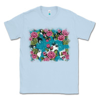 Dusty Blue v.drose glitter cowhide Classic Tee - AdoDesignShop
