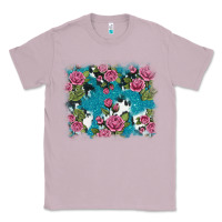 Lilac v.drose glitter cowhide Classic Tee - AdoDesignShop
