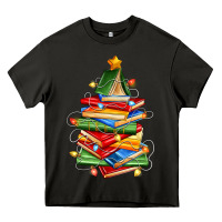Asphalt book christmas tree Heavy Core Tee - Zillion Design Studio