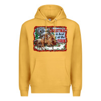 Mustard christmas is best at the farm Premium Hoodie - RanaPortraitStore