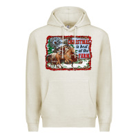 Oatmeal Heather christmas is best at the farm Premium Hoodie - RanaPortraitStore