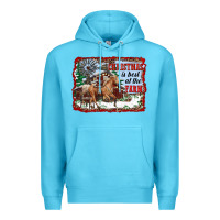 Ocean Blue christmas is best at the farm Premium Hoodie - RanaPortraitStore