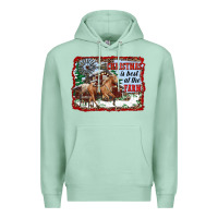 Seafoam christmas is best at the farm Premium Hoodie - RanaPortraitStore