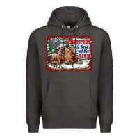 Smoke christmas is best at the farm Premium Hoodie - RanaPortraitStore