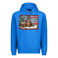 True Royal christmas is best at the farm Premium Hoodie - RanaPortraitStore