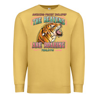 Antique Gold the heavens are roaring Premium Sweatshirt - LillyAllenDesigns