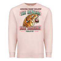 Pale Pink the heavens are roaring Premium Sweatshirt - LillyAllenDesigns