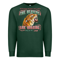 Sports Green the heavens are roaring Premium Sweatshirt - LillyAllenDesigns