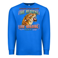 True Royal the heavens are roaring Premium Sweatshirt - LillyAllenDesigns