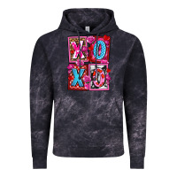 Cloud Black xoxo with roses and candies olivia Vintage Hoodie - OliviaCreatesArt