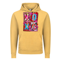 Vintage Mustard xoxo with roses and candies olivia Vintage Hoodie - OliviaCreatesArt
