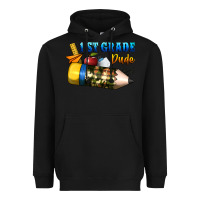 Black 1 st grade dude Heavyweight Hoodie - BundleAndBundleShop