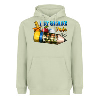 Matcha 1 st grade dude Heavyweight Hoodie - BundleAndBundleShop