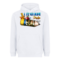 White 1 st grade dude Heavyweight Hoodie - BundleAndBundleShop