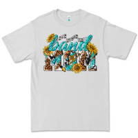 Dove Grey band mom Premium Tee - texasbilliewilder