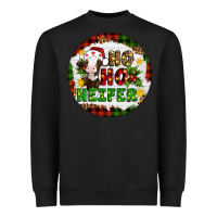 Black Christmas ho ho heifer Heavyweight Sweatshirt - Artiststas