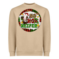 Mushroom Christmas ho ho heifer Heavyweight Sweatshirt - Artiststas