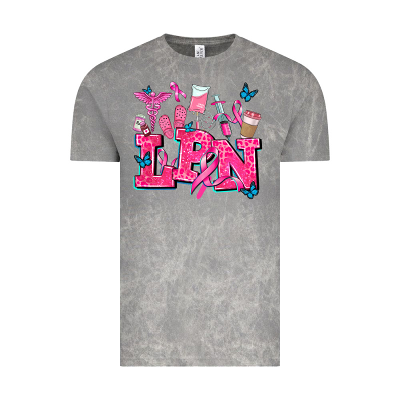 Lpn Cancer  Nurse With Vintage Tee by AdoDesignShop | Teevron