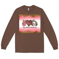 Chestnut peace love shih tzu Long Sleeve Tee - Jasminsmagicworld