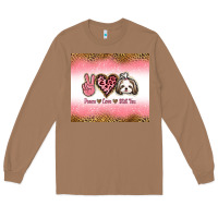Toasted Coconut peace love shih tzu Long Sleeve Tee - Jasminsmagicworld