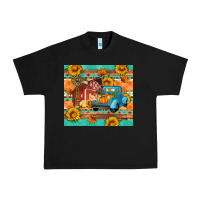 Black Farm life fall barn and truck Urban Heavy Tee - Artiststas