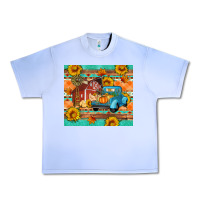 Grape Ice Farm life fall barn and truck Urban Heavy Tee - Artiststas