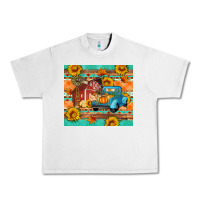 Lunar Rock Farm life fall barn and truck Urban Heavy Tee - Artiststas