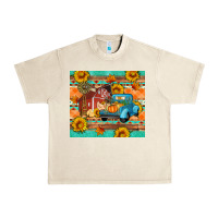 Sandshell Farm life fall barn and truck Urban Heavy Tee - Artiststas