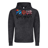 Vintage Black proud firefighter Vintage Hoodie - HRA Design Shop