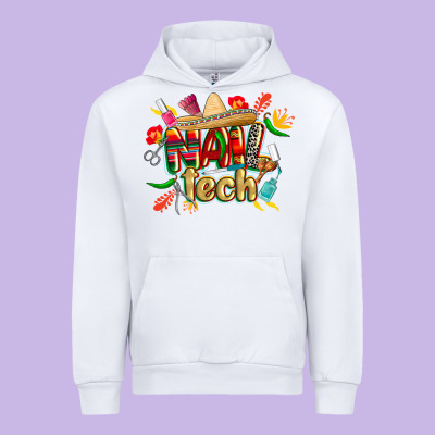 Cinco De Mayo Nail Tech Urban Hoodie Designed By Cowgirlartshop