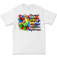 White always unique totally intelligent sometimes myster Premium Tee - Zillion Design Studio