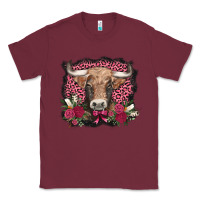 Burgundy v.d. cow and roses Classic Tee - AdoDesignShop