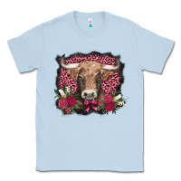 Dusty Blue v.d. cow and roses Classic Tee - AdoDesignShop
