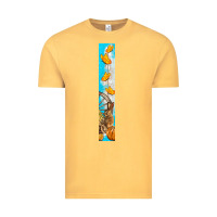 Vintage Mustard butterfly fall Vintage Tee - BundleAndBundleShop