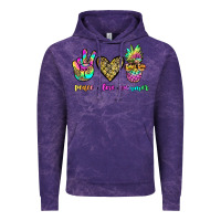 Cloud Purple peace love summer Vintage Hoodie - JahusDesignShop