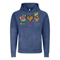 Vintage Denim peace love summer Vintage Hoodie - JahusDesignShop