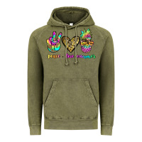 Vintage Olive peace love summer Vintage Hoodie - JahusDesignShop