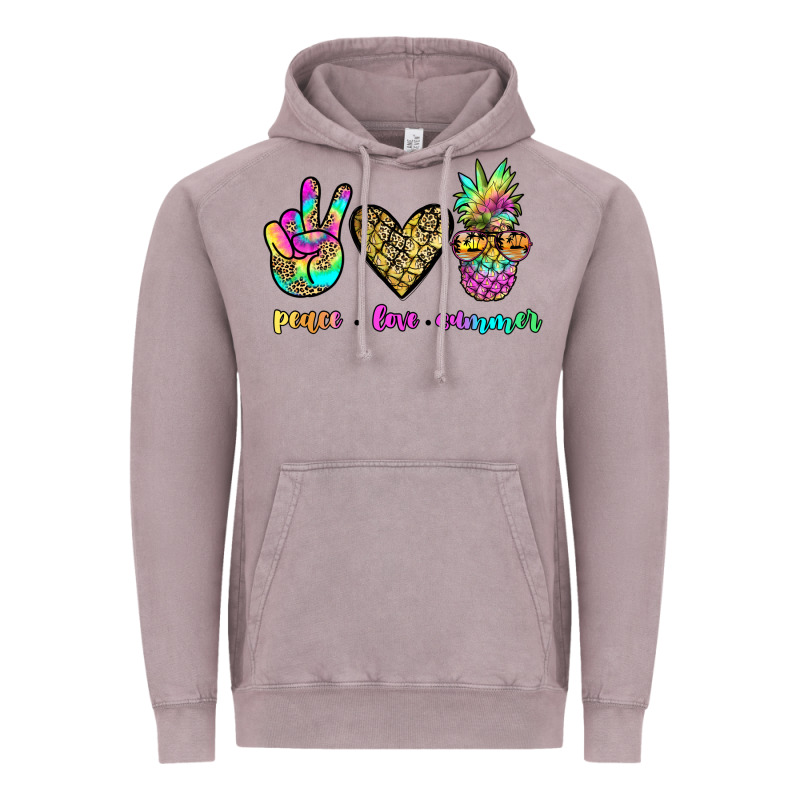 Peace Love Summer Vintage Hoodie by JahusDesignShop | Teevron