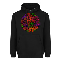 Black halloween round earrings 2 Heavyweight Hoodie - BundleAndBundleShop