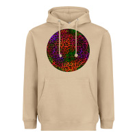 Mushroom halloween round earrings 2 Heavyweight Hoodie - BundleAndBundleShop