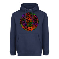 Navy halloween round earrings 2 Heavyweight Hoodie - BundleAndBundleShop